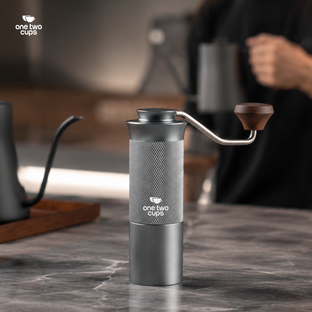 One Two Cups Penggiling Kopi Manual Coffee Grinder Stainless 420 - X1 Gambar produk One Two Cups Penggiling Kopi Manual Coffee Grinder Stainless 420 - X1 - 7
