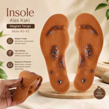 ZJHAO Sol Alas Kaki Magnet Terapi Kesehatan Bionic Orthopedic Insole - BN2014