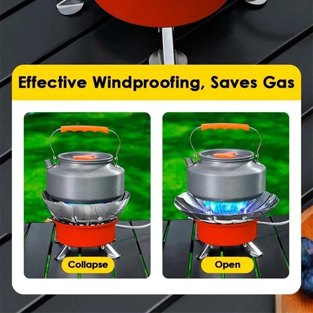 RLAND Kompor Gas Portable Mini Lipat Ultralight 1 Burner Camping Stove - ST522 Gambar produk RLAND Kompor Gas Portable Mini Lipat Ultralight 1 Burner Camping Stove - ST522 - 4