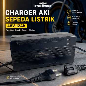 OTOHEROES Charger Baterai Aki Sepeda Listrik Smart Battery Charger - YF2025/YF2026