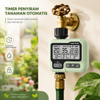 TaffHOME Timer Penyiram Tanaman Otomatis Automatic Watering LCD - RG-27