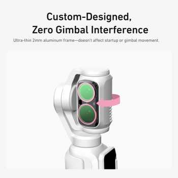 Gambar produk TELESIN Lens Camera Filter Insta360 Luna Ultra CPL VND Diffusion 1/4 - S5-FLT-85-TIS - 8