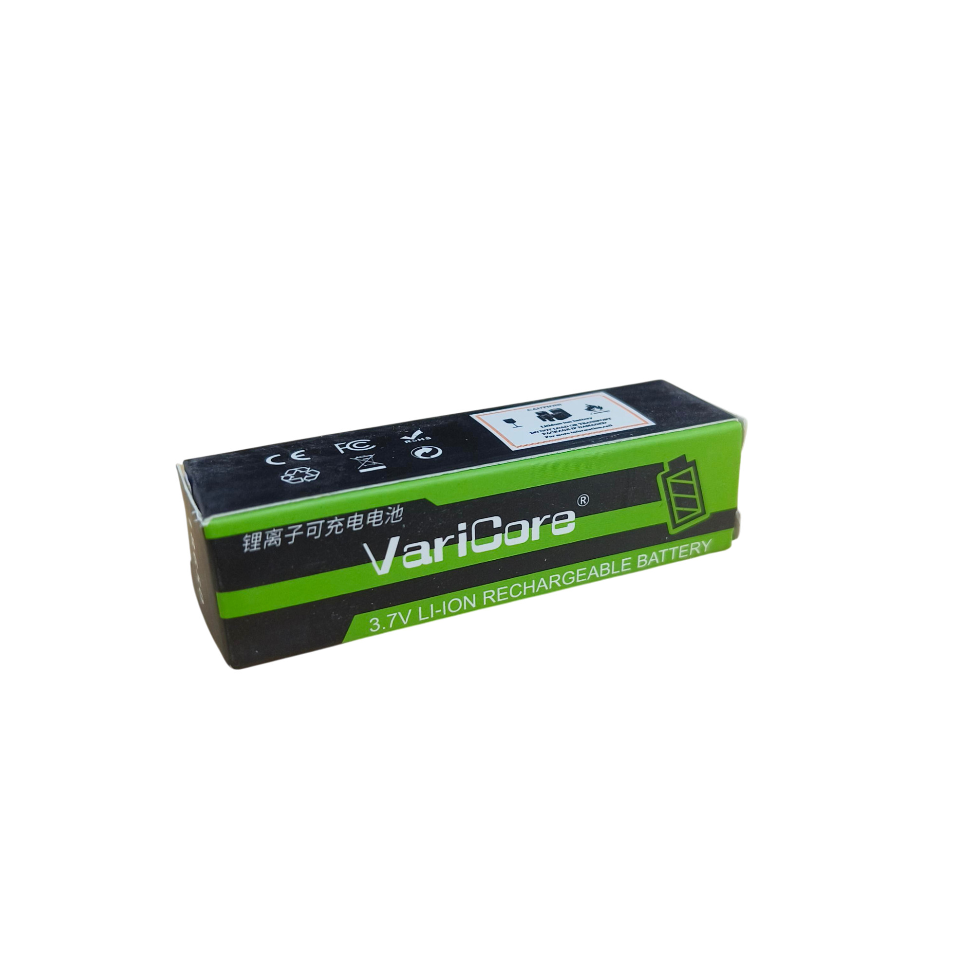 Gambar produk VariCore Baterai Isi Ulang 18650 Li-Ion Button Top 3400 mAh 3.7V 1 PCS 3400mAh - Kemasan