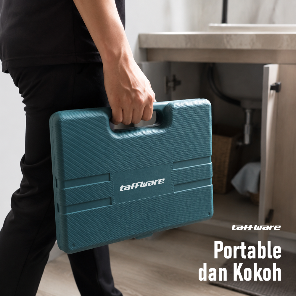 Gambar produk Taffware Alat Set Perkakas Palu Tang Obeng Kunci Pas 15in1 - YL-8016 - 6