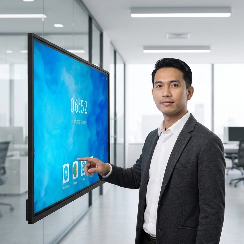 BEISHI Monitor Interactive Panel Ads Display 86 Inch WiFi 6 32GB - 860NTS Gambar produk BEISHI Monitor Interactive Panel Ads Display 86 Inch WiFi 6 32GB - 860NTS - 5