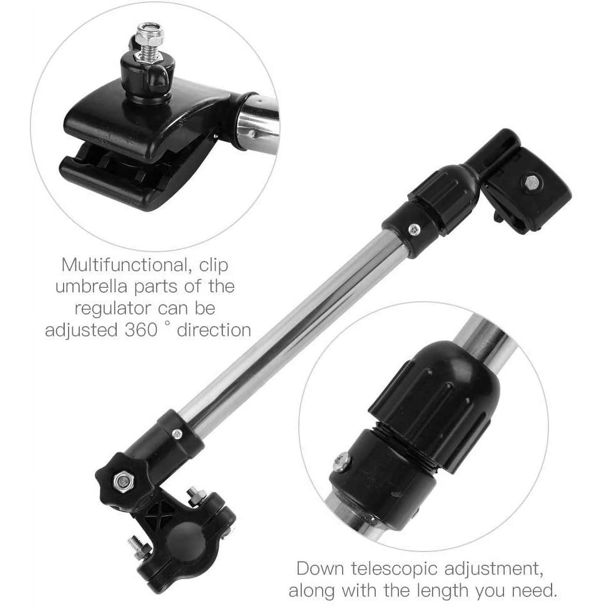 Alloet Holder Penjepit Payung Multifungsi Sepeda Stroller Kereta Bayi - HTC19 Gambar produk Alloet Holder Penjepit Payung Multifungsi Sepeda Stroller Kereta Bayi - HTC19 - 4