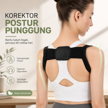 Gambar produk TMISHION Tali Korektor Postur Punggung Back Body Harness - BBJ-17