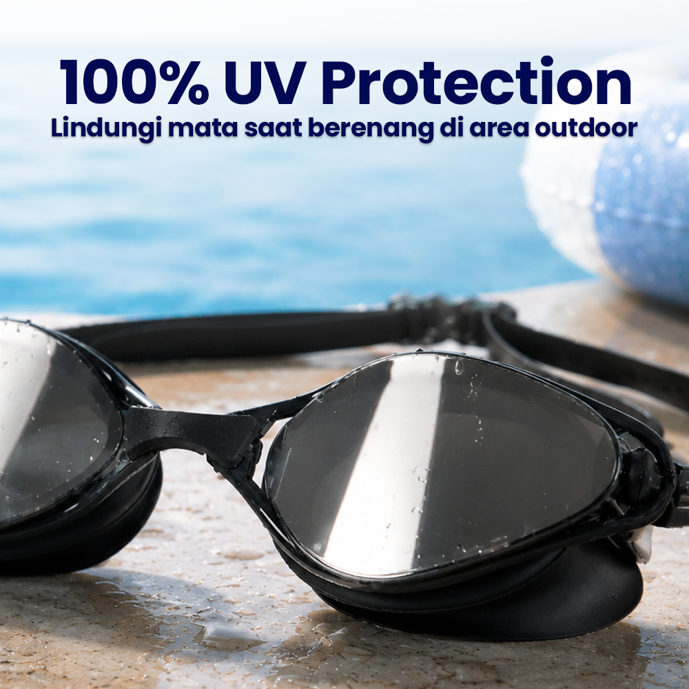 TaffSPORT Kacamata Renang Dewasa Anti Fog UV Protection - GOG-3550 Gambar produk TaffSPORT Kacamata Renang Dewasa Anti Fog UV Protection - GOG-3550 - 2