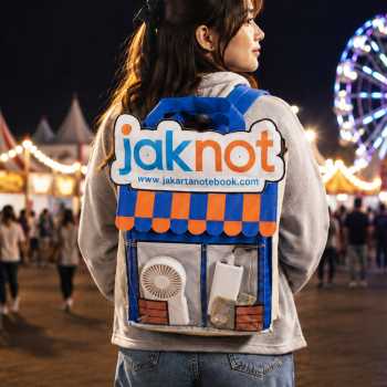 Tas Ransel Backpack Spesial Jaknot Transparent Window Polyester D300