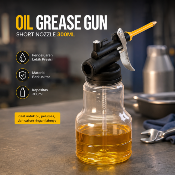 XZT Botol Minyak Pelumas Semprotan Oil Grease Gun Short Nozzle - XZ25