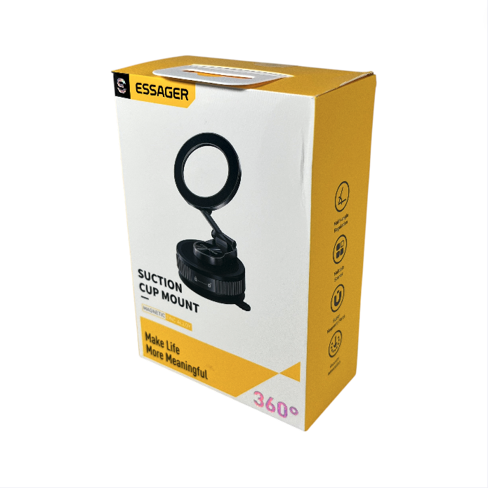 Gambar produk ESSAGER Holder HP Mobil Magnetic N52 Suction Cup Car Phone Holder - ES-ZJ41 - Kemasan
