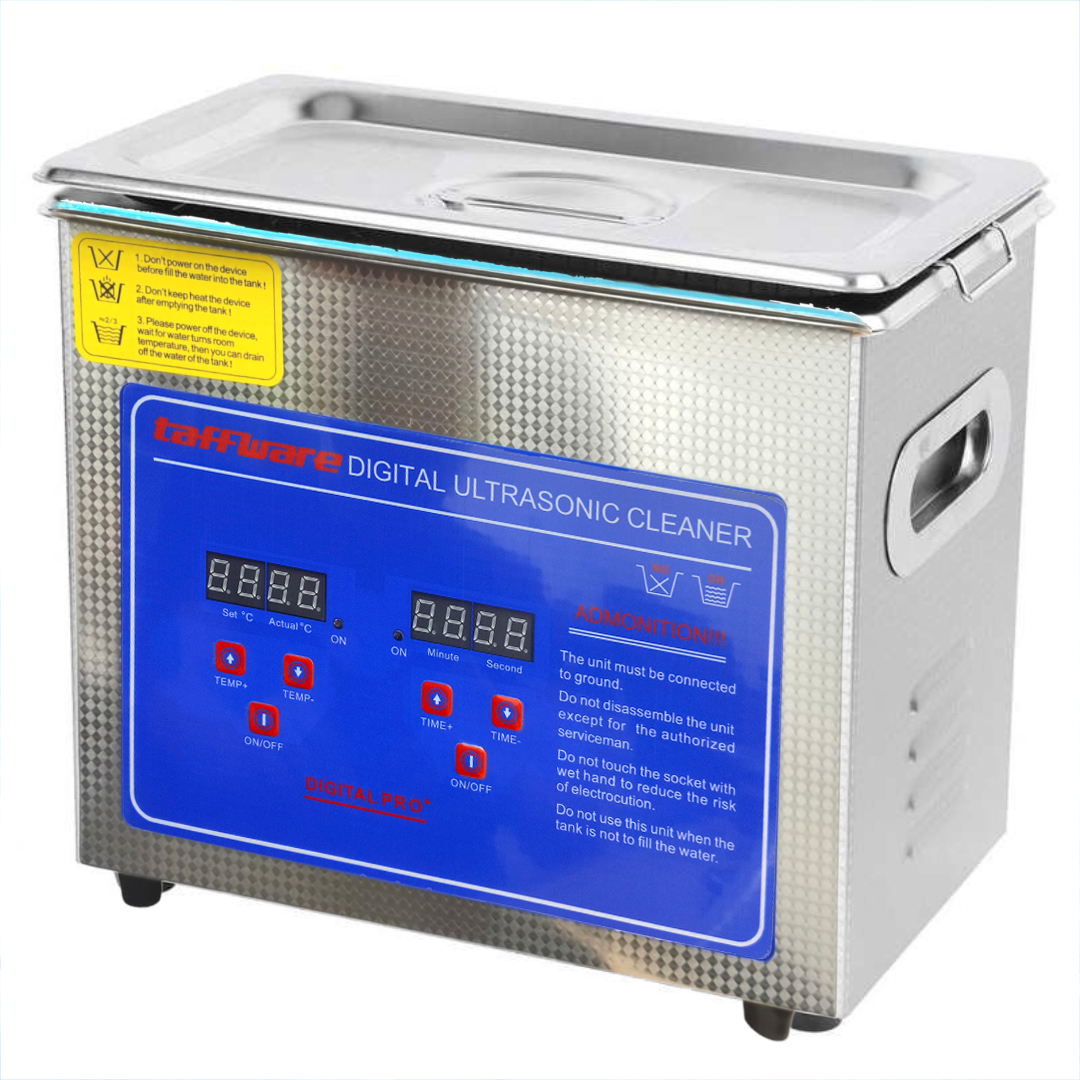 Taffware Mesin Pembersih Perhiasan Ultrasonic Cleaner 120W 3L - KZ-D3 Gambar produk Taffware Mesin Pembersih Perhiasan Ultrasonic Cleaner 120W 3L - KZ-D3 - 2