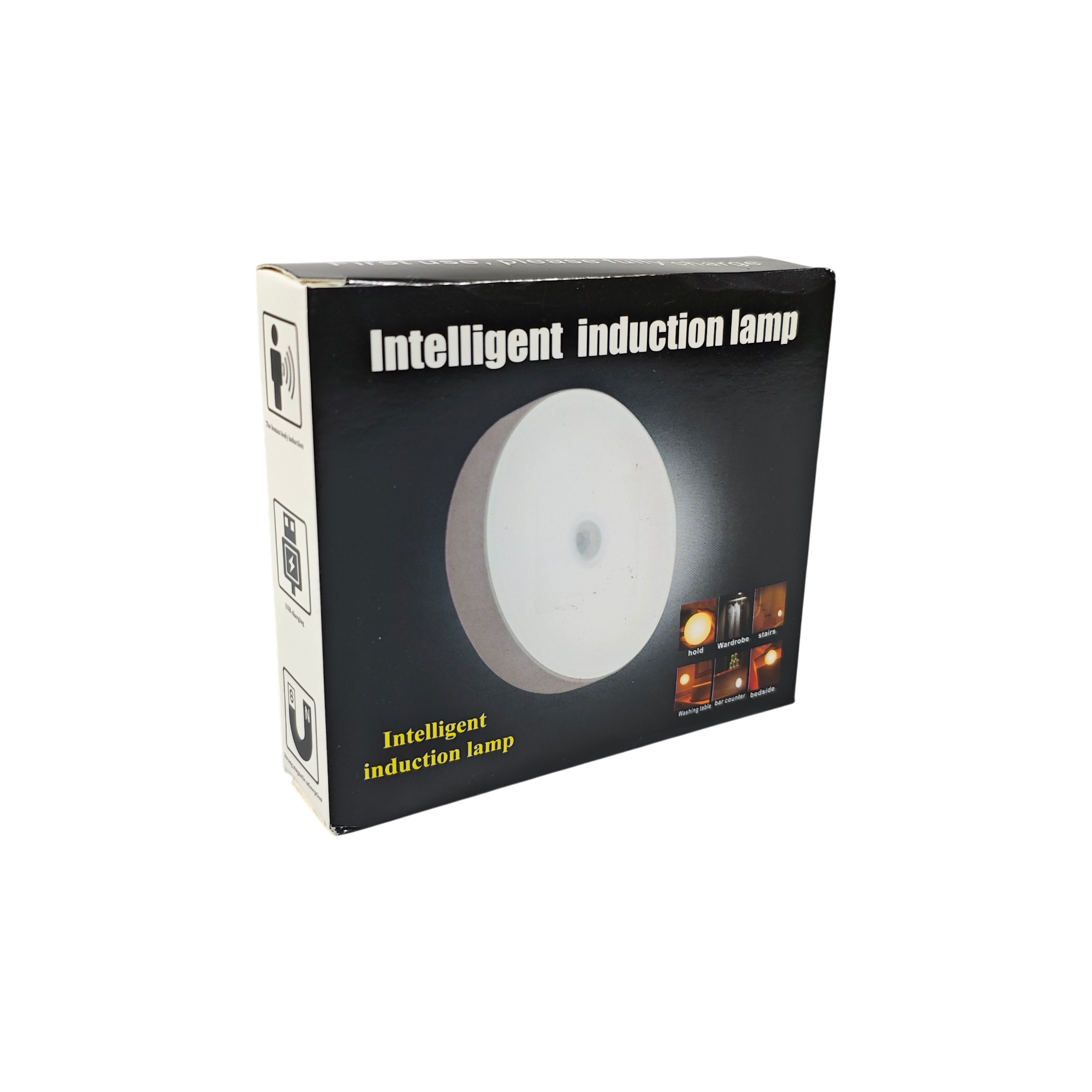 Sulala Lampu Tidur Minimalis USB Night Lamp 8 LED Cool White - SU34 Gambar produk Sulala Lampu Tidur Minimalis USB Night Lamp 8 LED Cool White - SU34 - Kemasan