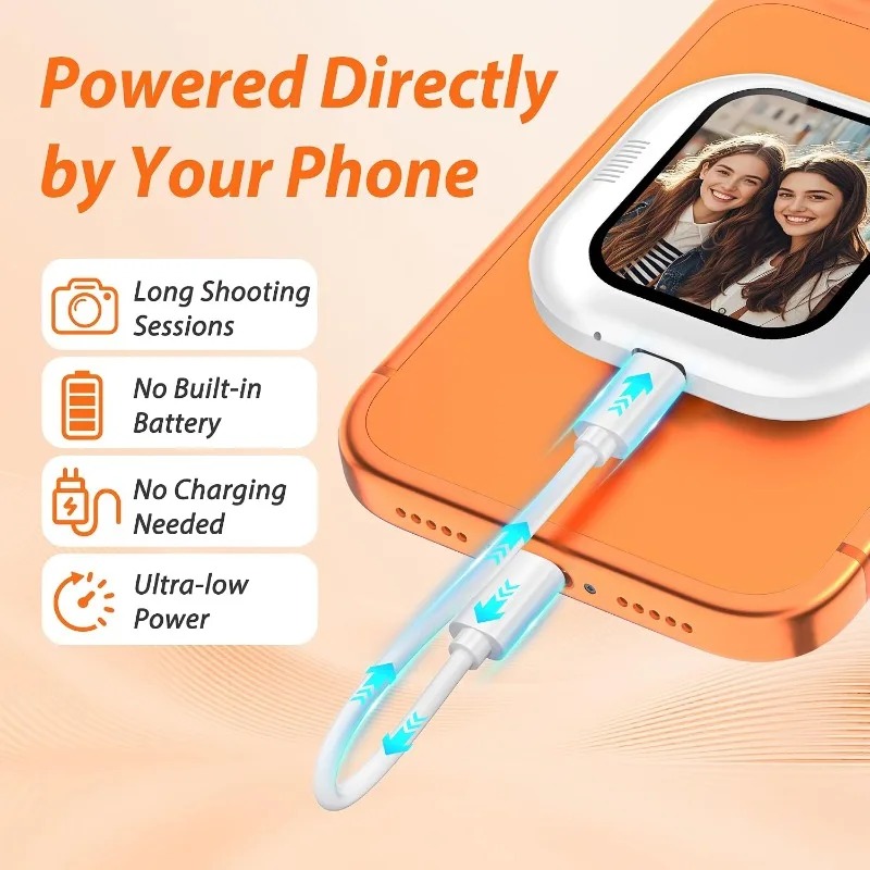 Gambar produk HOMEFI Layar Selfie Screen Monitor Magnetic 2.01 Inch Remote Bluetooth - X3 - 3