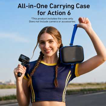 Gambar produk TELESIN Tas Kamera Aksi DisAdv Storage Bag for DJI Osmo Action 6 - S7-BAG-02BK