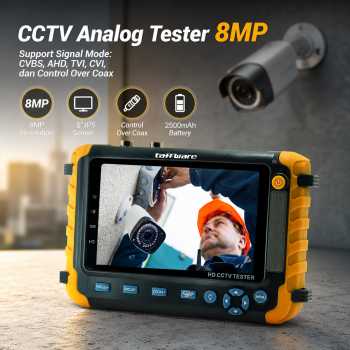 Gambar produk Taffware CCTV Analog Tester 8MP Support AHD CVI TVI CVBS HDMI VGA - IV8W