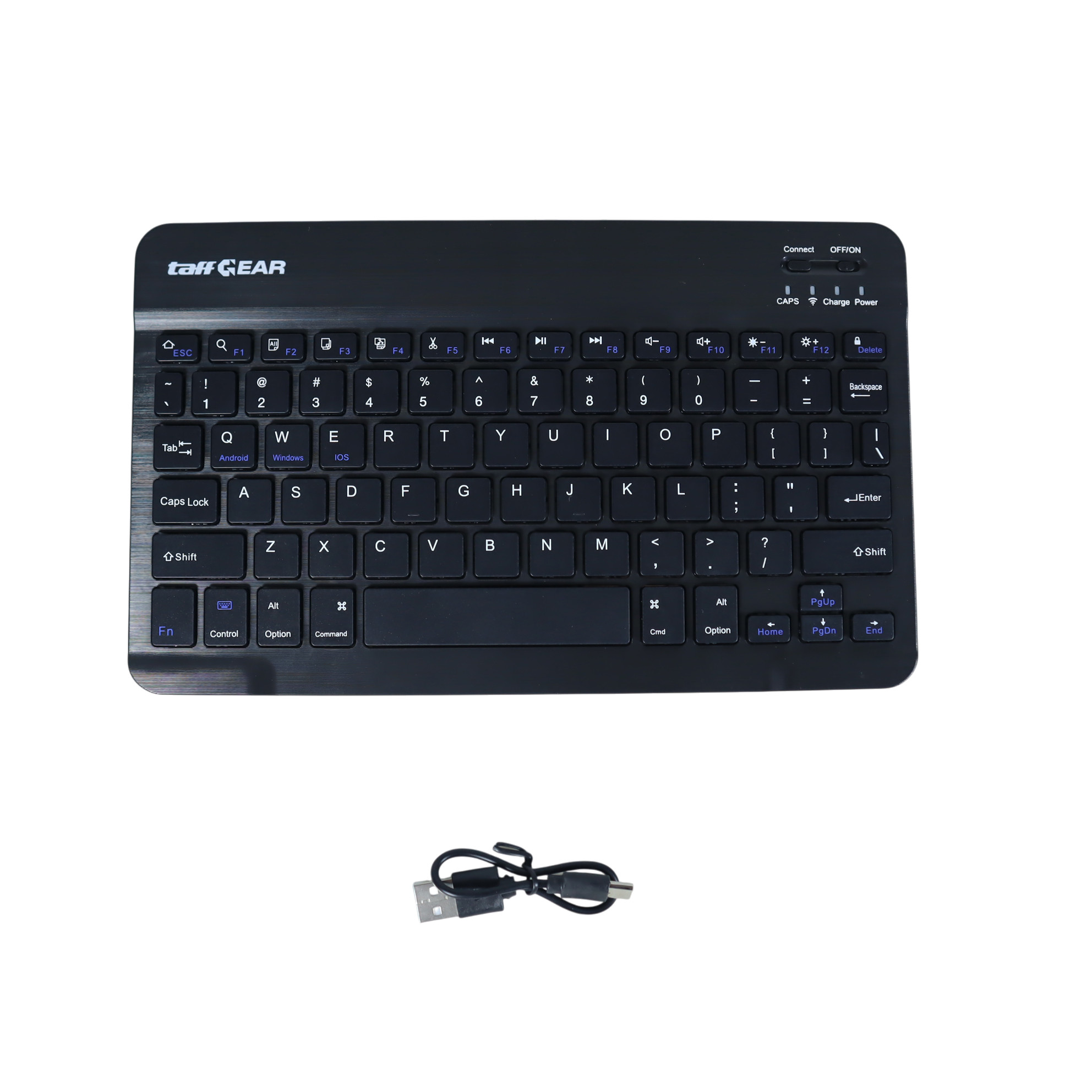 TaffGEAR Keyboard Wireless Mini Bluetooth 3.0 Rechargeable - JP100 Gambar produk TaffGEAR Keyboard Wireless Mini Bluetooth 3.0 Rechargeable - JP100 - 6