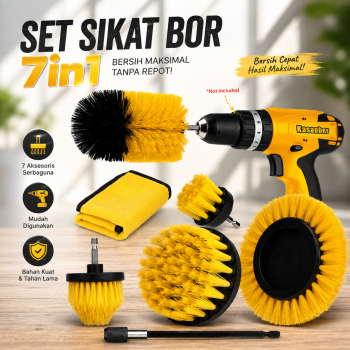 CARHAVE Set Sikat Poles Pembersih Mata Bor Polishing Brush 7in1 - CH9