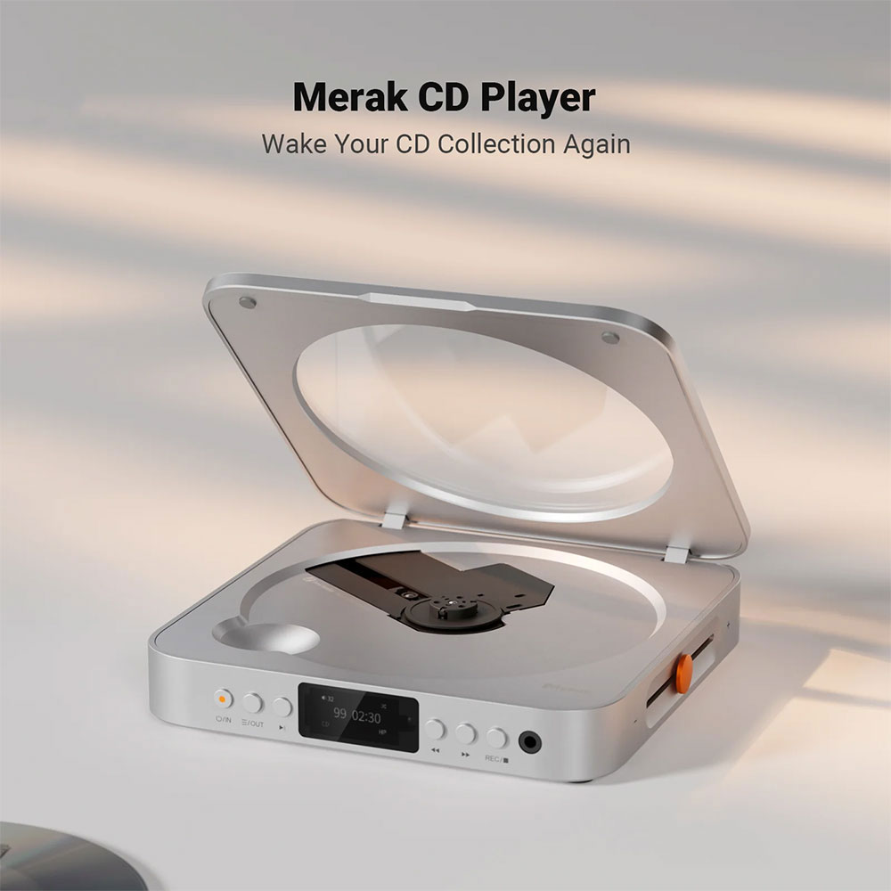 Fosi Audio CD Player HiFi USB Playback CD Ripping 210mWx2 TPA6120 - Merak CD Gambar produk Fosi Audio CD Player HiFi USB Playback CD Ripping 210mWx2 TPA6120 - Merak CD - 1