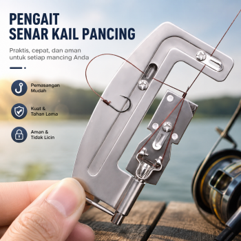 KMoving Pengait Senar Pancing Kail Otomatis Fast Hook Tying Knots - MRH11