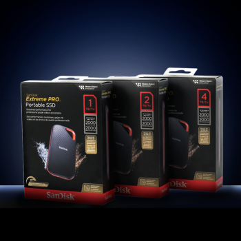 Gambar produk SanDisk Extreme PRO Portable SSD 2000MB/s USB Type C 3.2 2TB - SDSSDE81 - 2