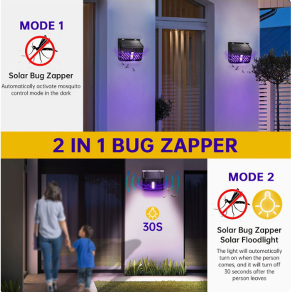 EM Lampu LED UV Anti Nyamuk 2in1 Solar Panel Mosquito Killer 800mAh - TY156 Gambar produk EM Lampu LED UV Anti Nyamuk 2in1 Solar Panel Mosquito Killer 800mAh - TY156 - 4