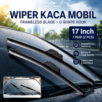 OTOHEROES Wiper Kaca Mobil Frameless Blade U Shape Hook 1 PCS - S858/S688