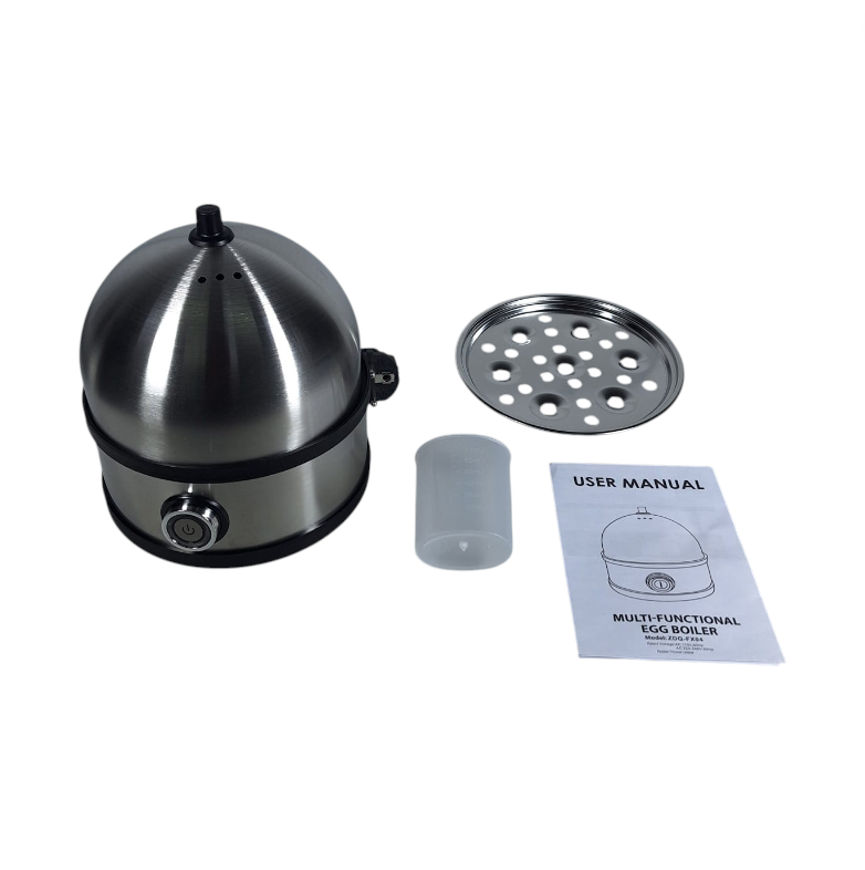 HUAPO Alat Rebus Telur Listrik 7 Slot Mini Egg Cooker 200W - ZDQ-FX04 Gambar produk HUAPO Alat Rebus Telur Listrik 7 Slot Mini Egg Cooker 200W - ZDQ-FX04 - 7
