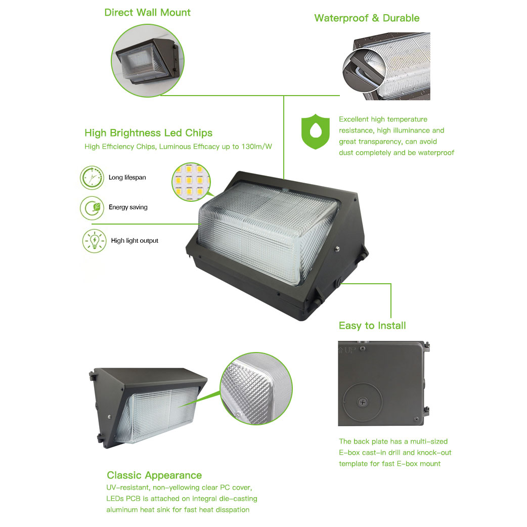 AMARYLLIS Lampu Dinding Outdoor Sensor Photocell IP65 Cool White 60W - W60-S7 Gambar produk AMARYLLIS Lampu Dinding Outdoor Sensor Photocell IP65 Cool White 60W - W60-S7 - 4