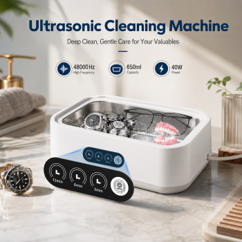 MOJOY Pembersih Kacamata Perhiasan Ultrasonic Cleaning Machine 650ml - X81