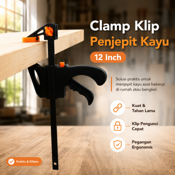 Taffware Squeeze Ratcheting Clamp Klip Penjepit Kayu - T2106