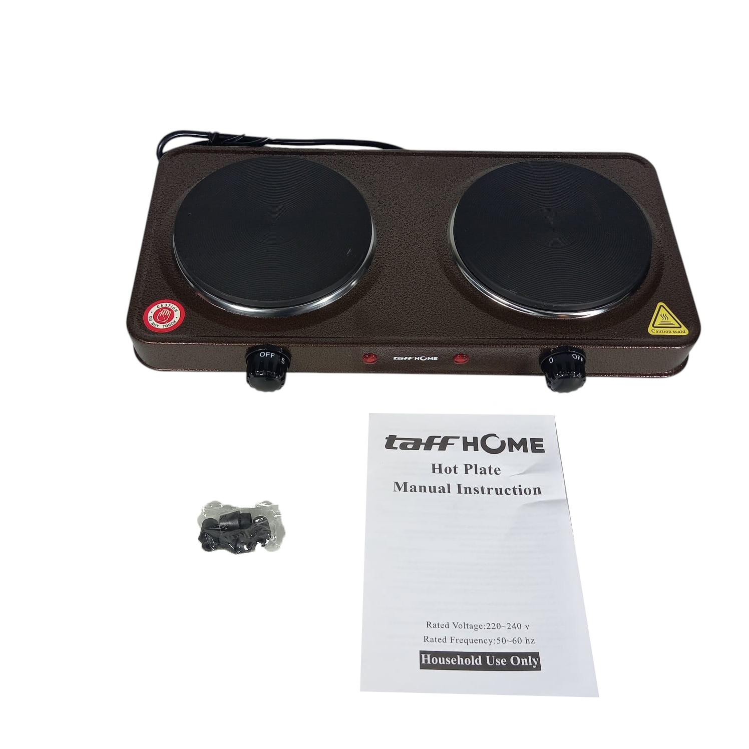 TaffHOME Kompor Listrik 2 Tungku Electric Furnace Dual Hot Plate 2000W - SHP-5814 Gambar produk TaffHOME Kompor Listrik 2 Tungku Electric Furnace Dual Hot Plate 2000W - SHP-5814 - 4