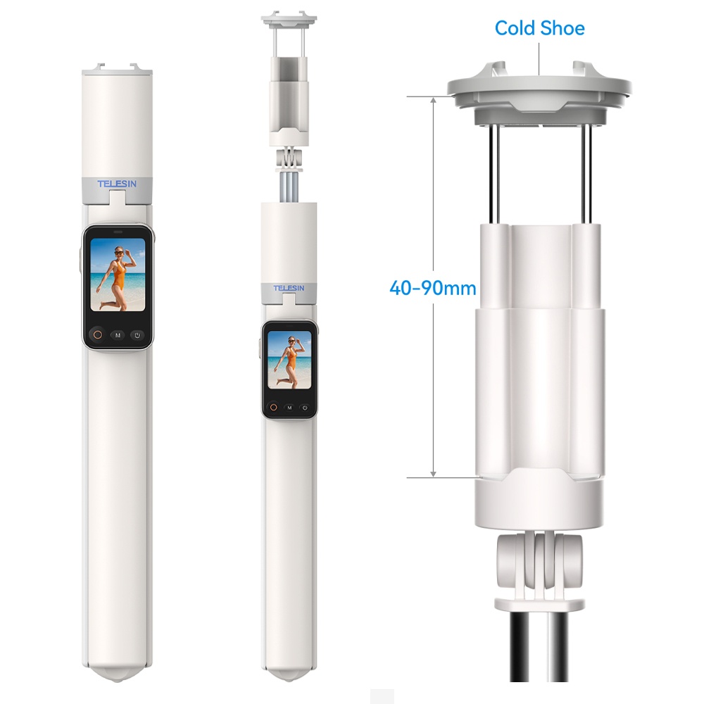 TELESIN Tripod HP Tongsis Monopod Preview Monitor Remote 1.7M - P1-CSS-02 Gambar produk TELESIN Tripod HP Tongsis Monopod Preview Monitor Remote 1.7M - P1-CSS-02 - Kemasan