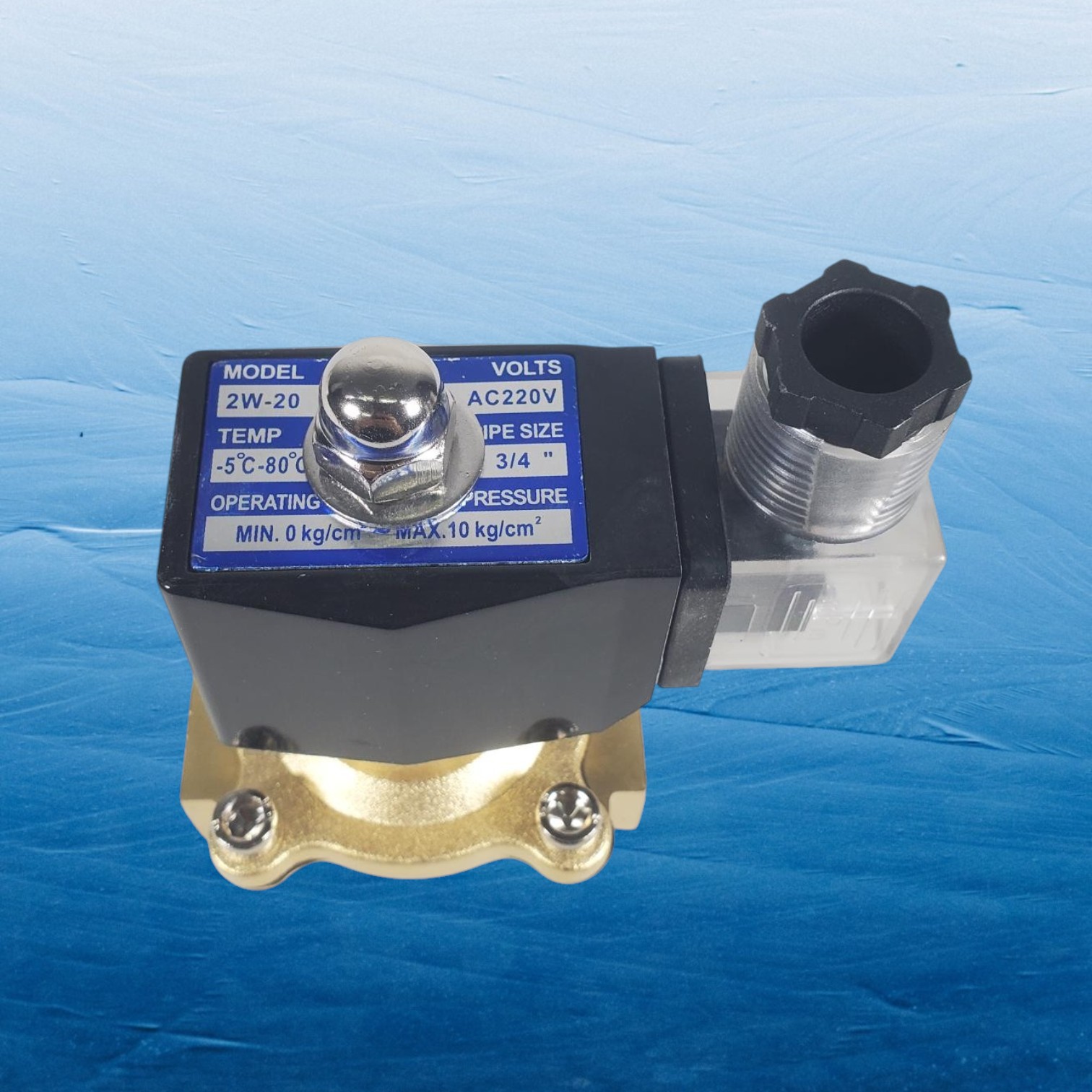 FMA Solenoid Water Valve Switch Electric Normally Closed 220V 3/4 Inch - 2W-20 Gambar produk FMA Solenoid Water Valve Switch Electric Normally Closed 220V 3/4 Inch - 2W-20 - 4
