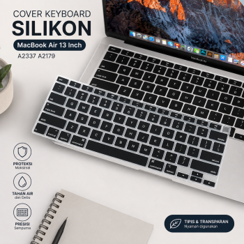 URBANSKY Cover Keyboard Silikon MacBook Air 13 Inch A2337 A2179 - U-13