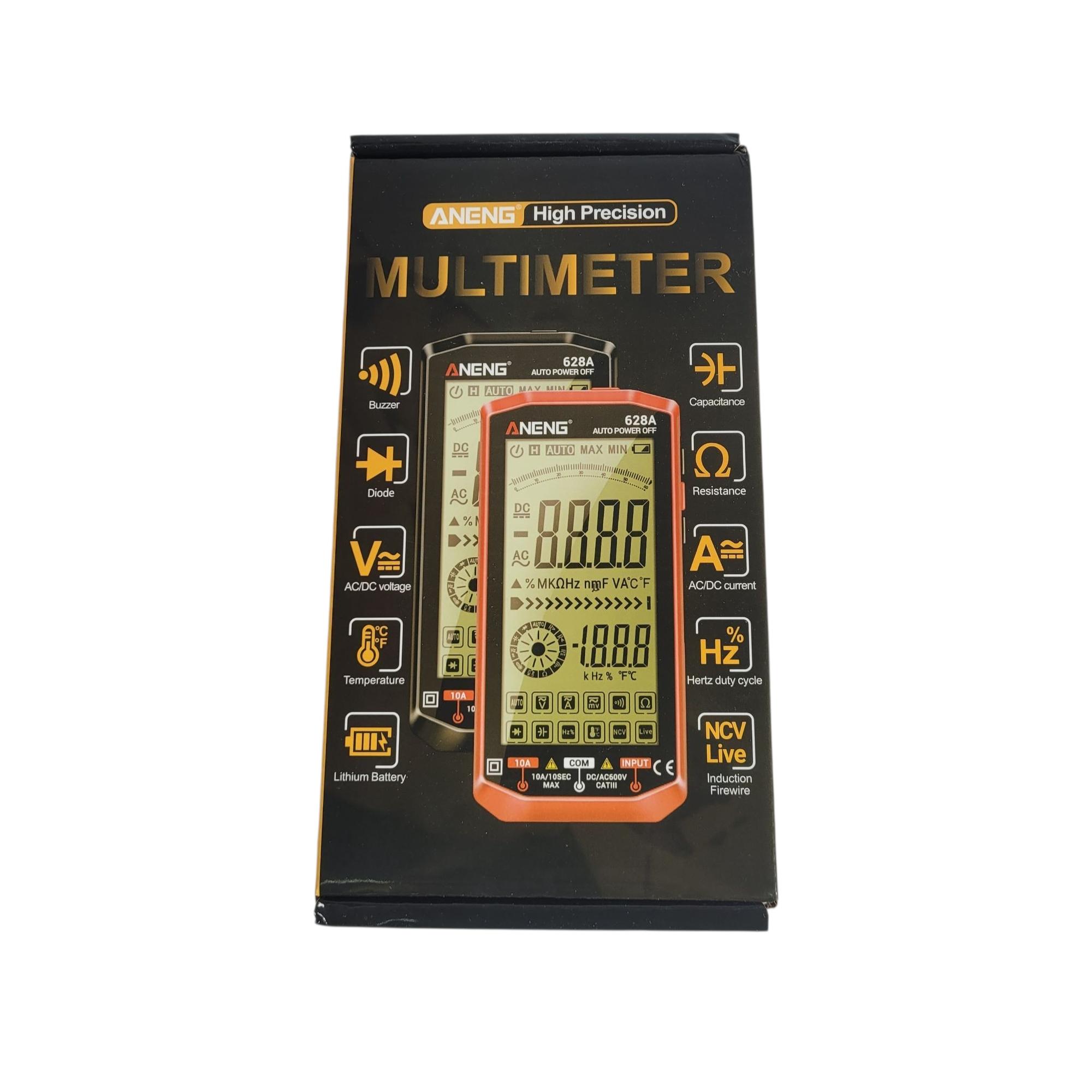 ANENG Digital Multimeter Tester Rechargeable Large Screen 6000 Counts - 628A Gambar produk ANENG Digital Multimeter Tester Rechargeable Large Screen 6000 Counts - 628A - Kemasan