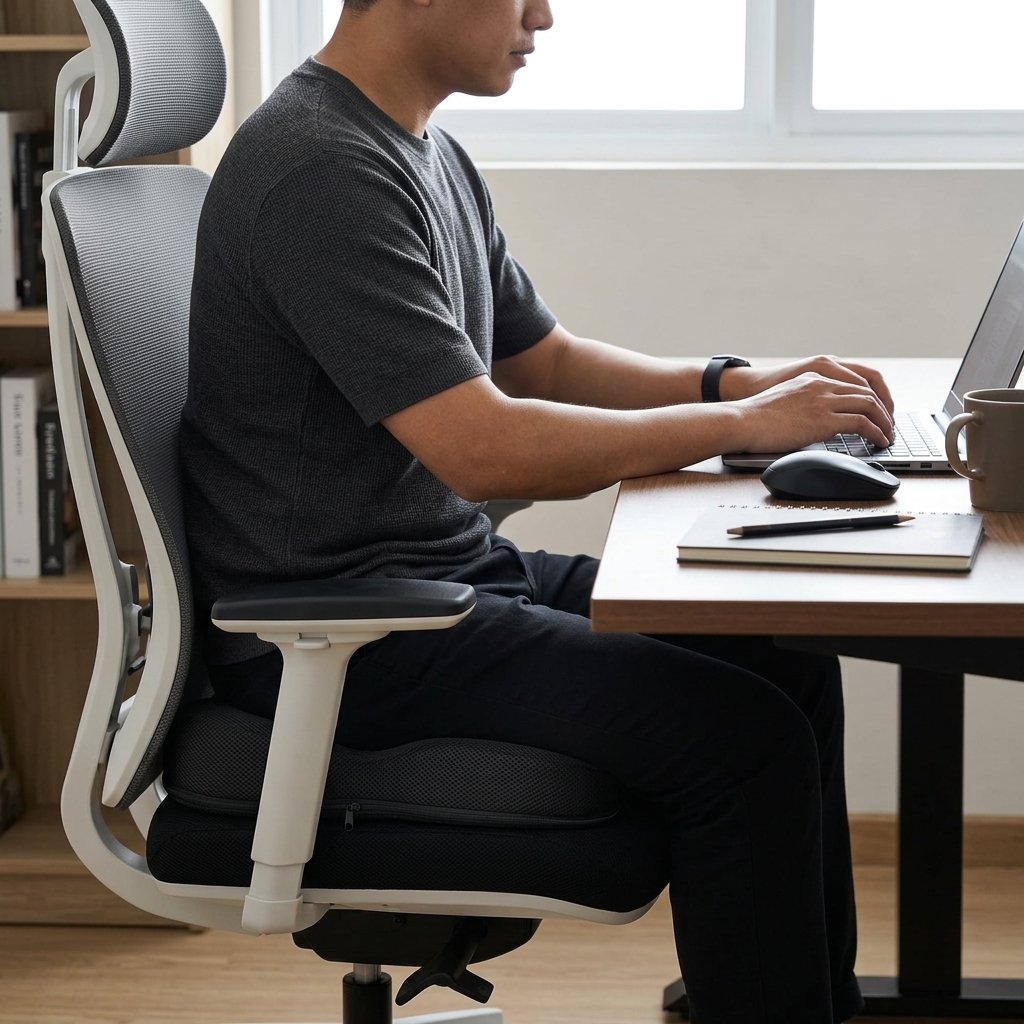 ZIKEE Bantal Duduk Alas Kursi Kantor Seat Cushion Memory Foam - KH-15 Gambar produk ZIKEE Bantal Duduk Alas Kursi Kantor Seat Cushion Memory Foam - KH-15 - 7