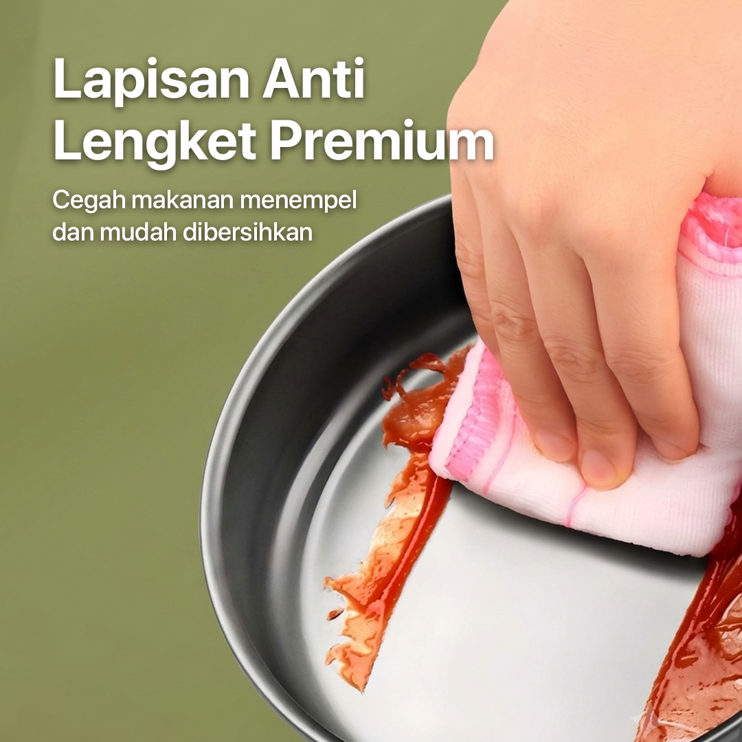 Set Panci Alat Masak Outdoor Camping Nesting Cooking Aluminium 7in1 - WH-200 Gambar produk Set Panci Alat Masak Outdoor Camping Nesting Cooking Aluminium 7in1 - WH-200 - 3