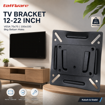 Gambar produk Taffware Bracket TV Dinding 12-22 Inch VESA 75x75 100x100 8kg
