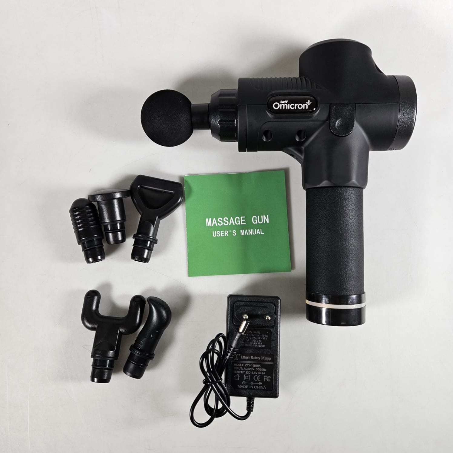 TaffOmicron Alat Pijat Elektrik Pundak Punggung Tangan Massage Gun - ZC53000 Gambar produk TaffOmicron Alat Pijat Elektrik Pundak Punggung Tangan Massage Gun - ZC53000 - 7