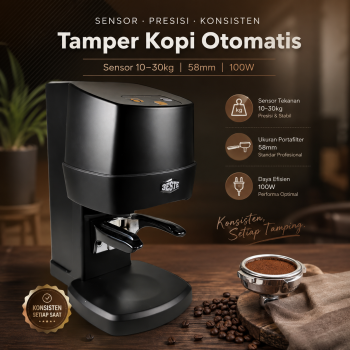 Trieste Tamper Kopi Otomatis Sensor Touchscreen 10-30kg 58mm 100W - BL-58S