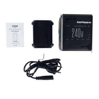 Gambar produk Taffware Charger Station Fast Charging LED USB Type C GaN 240W - HW186 - 8