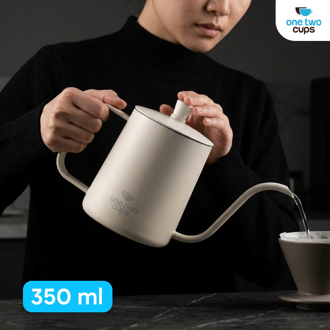 Gambar produk One Two Cups Teko Kopi Leher Angsa Gooseneck Pour Over Kettle 350ml - AA0450 - 3
