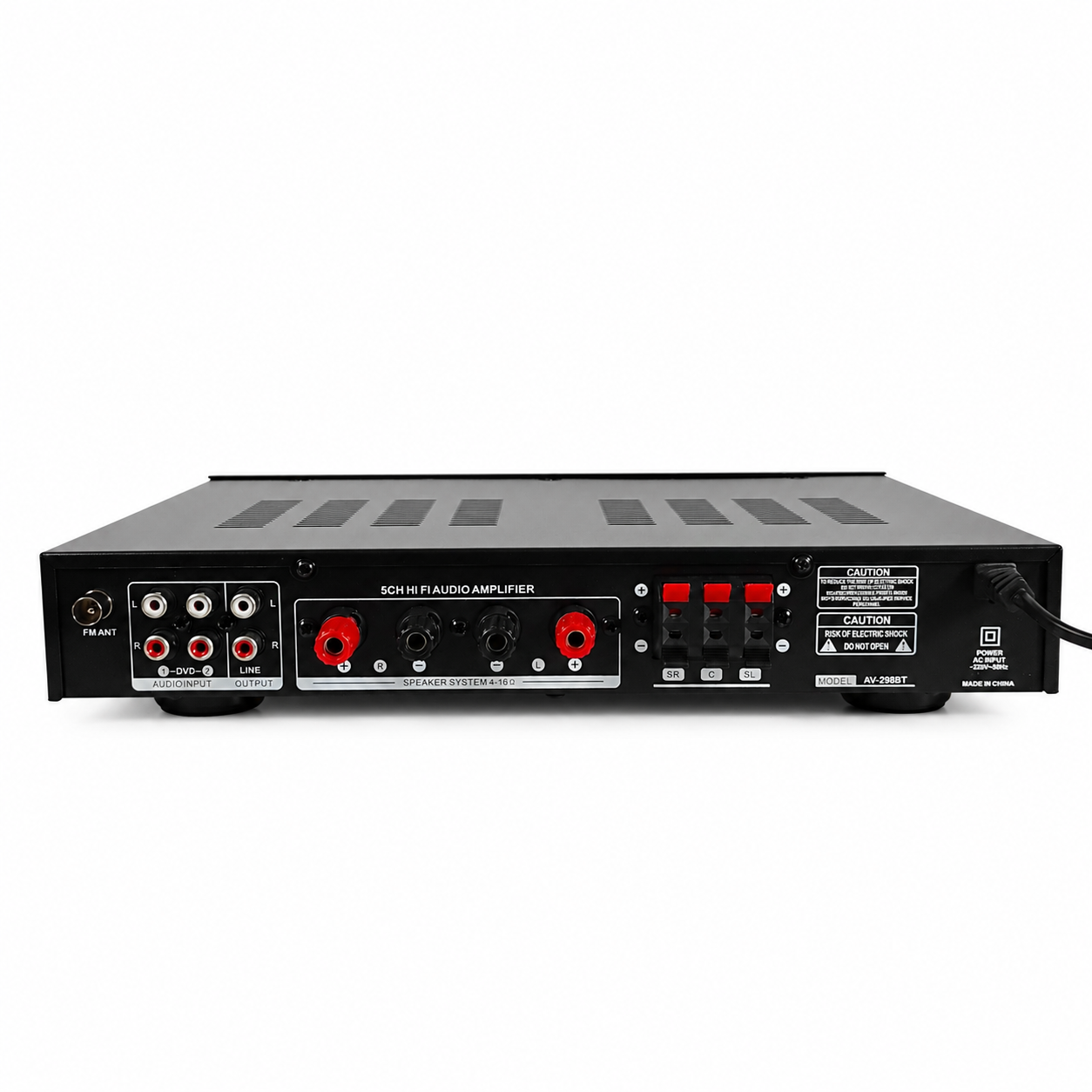 Gambar produk Sunbuck Audio Bluetooth 5.0 Amplifier 5 CH Remote 2000W - AV-298BT - 2