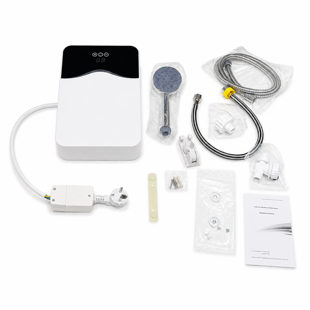 Gambar produk SHARB Pemanas Air Listrik Instant Water Heater Display IPX4 220V 5500W - RYK-004 - 8