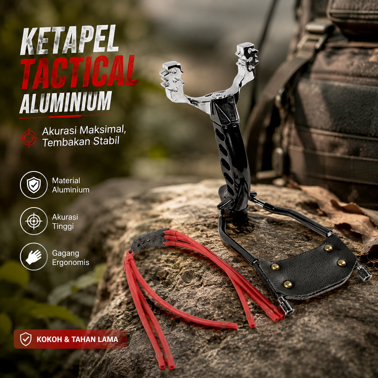 ANLOOK God Shooter Ketapel Tactical Aluminium - TLZ-001 Gambar produk ANLOOK God Shooter Ketapel Tactical Aluminium - TLZ-001 - Utama
