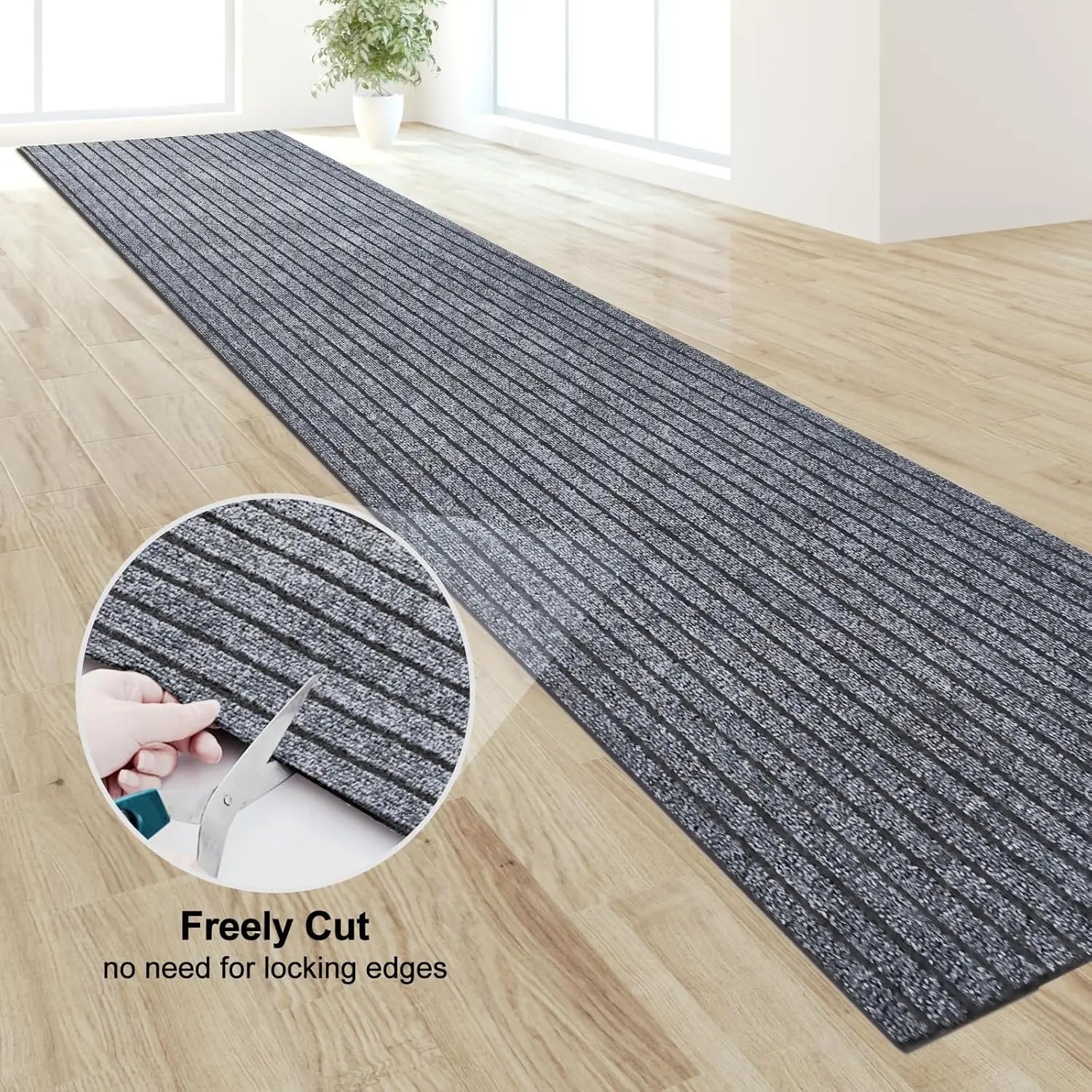 DATOPER Karpet Lantai Anti Slip Water Absorbing Floor Mat 60x300cm - BQ100 Gambar produk DATOPER Karpet Lantai Anti Slip Water Absorbing Floor Mat 60x300cm - BQ100 - 4