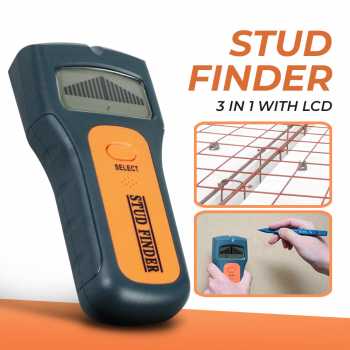 AIDEEPEN Detektor Logam LCD Wall Scanner Stud Finder 3in1 with LCD - TS79