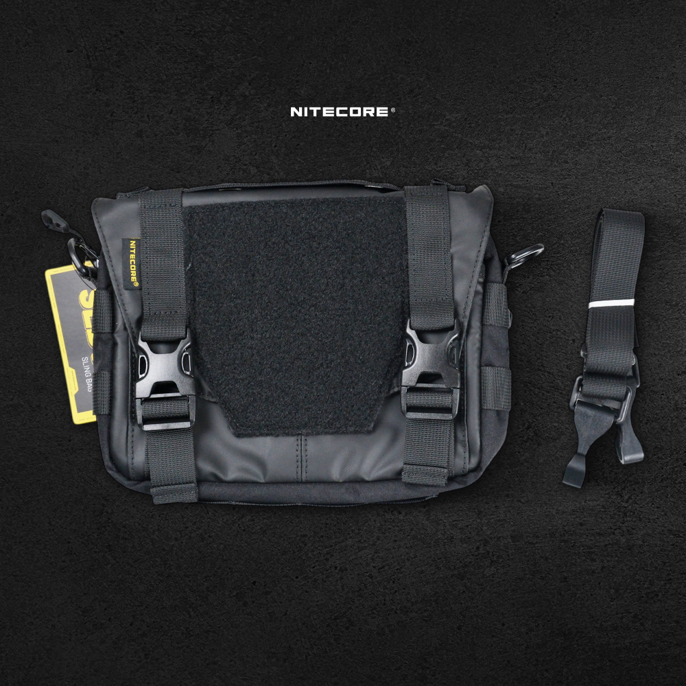 NITECORE Tas Sling Bag Tactical Modular Lightweight 500D Nylon 2L - SLB05 Gambar produk NITECORE Tas Sling Bag Tactical Modular Lightweight 500D Nylon 2L - SLB05 - 8