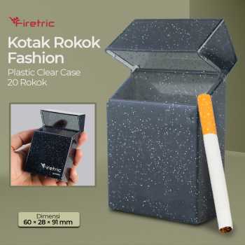 Firetric Kotak Rokok Fashion Plastic Clear Case 20 Rokok - JO7895